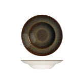 Bonna China Dhara dia.10.75" h:2.25" 16 oz. Round Brown Porcelain Bowl (Set of 2)